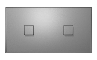 Lithoss SB11T Выключатель 2-кнопочный, 2 посад. места, 3А, 250V цвет Alu Grey ― интернет магазин электротоваров Вип-Электро