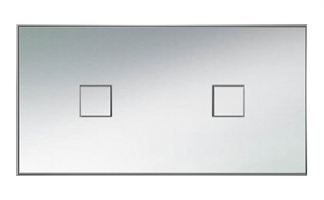 Lithoss SB11T Выключатель 2-кнопочный, 2 посад. места, 3А, 250V цвет Chrome ― интернет магазин электротоваров Вип-Электро