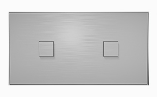 Lithoss SB11T Выключатель 2-кнопочный, 2 посад. места, 3А, 250V цвет Nicel Satin ― интернет магазин электротоваров Вип-Электро
