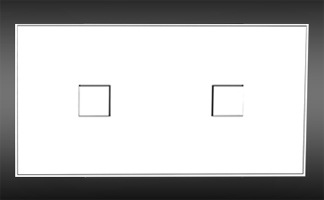 Lithoss SB11T Выключатель 2-кнопочный, 2 посад. места, 3А, 250V цвет White ― интернет магазин электротоваров Вип-Электро