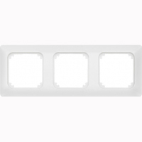Merten Рамка 3 поста, M1, цвет полярно-белый ― интернет магазин электротоваров Вип-Электро