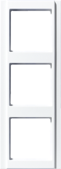 Jung A500 Рамка 3-кратная; белая ― интернет магазин электротоваров Вип-Электро
