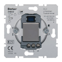 Berker Кнопочный универсальный нажимной диммер BLC, 230В, 50-420Вт/ВА ― интернет магазин электротоваров Вип-Электро