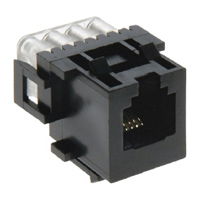 Berker Modular Jack 6-полюсный цвет: черный ― интернет магазин электротоваров Вип-Электро