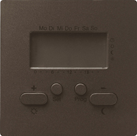 Gira S-Classic Коричневый металлик Термостат электронный с таймером ― интернет магазин электротоваров Вип-Электро