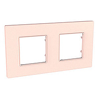 Unica Quadro Рамка на 2 поста, цвет  Розовый Жемчуг