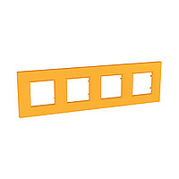 Unica Quadro Рамка на 4 поста, цвет  Оранжевый