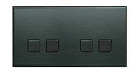 Lithoss SB22T Выключатель 4-кнопочный, 2 посад. места, 3А, 250V цвет Fusain