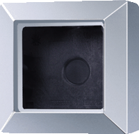 Jung A500 Коробка для накладного монтажа 1-кратная; алюминий
