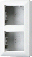 Jung A500 Коробка для накладного монтажа 2-кратная; белая
