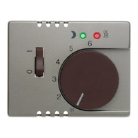 Berker Arsys Центральная панель с регулирующей кнопкой, клавишей и линзами цвет: Светло-Бронзовый, с блеском