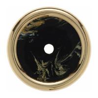 Berker Декоративная оконечная накладка для поворотных выключателей цвет: черный Palazzo