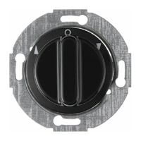 Berker Жалюзийный поворотный выключатель цвет: черный, с блеском серия 1930/Glasserie/Palazzo